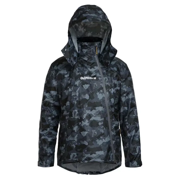 Áo mưa kiểu ba lô mở chéo đôi để đi dưới trời mưa