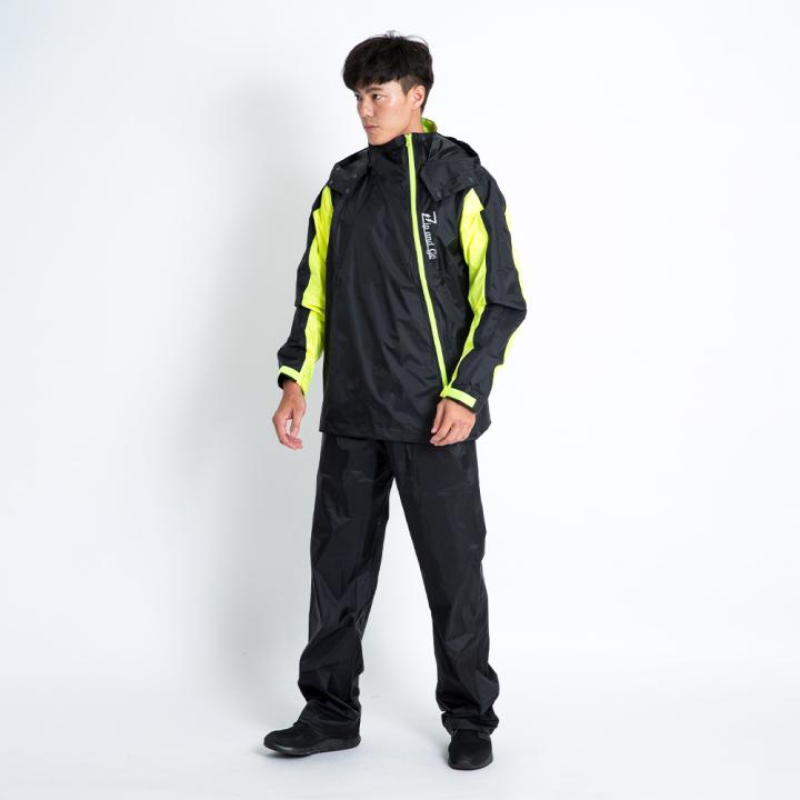 Áo mưa Đài loan bộ. Đi mưa dạo phố trong chiếc áo mưa hai dây kéo chéo đôi