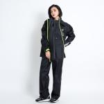 Áo mưa Đài loan bộ. Đi mưa dạo phố trong chiếc áo mưa hai dây kéo chéo đôi