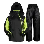 Áo mưa Đài loan bộ. Đi mưa dạo phố trong chiếc áo mưa hai dây kéo chéo đôi